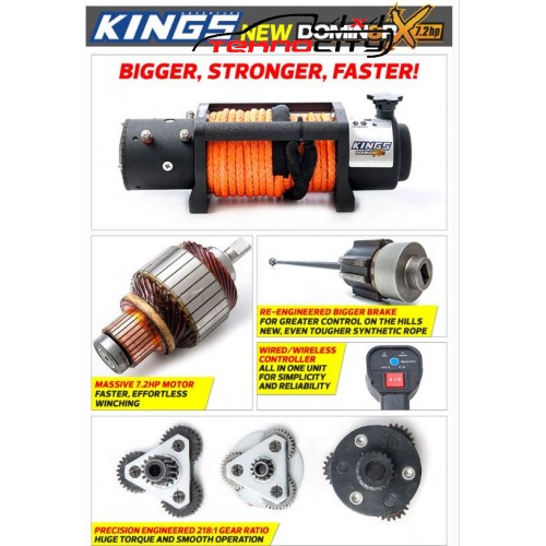 KING DOMINO8R OFFROAD VINC 12000LB 5443 KG EN GUCLU ENHIZLI VINC